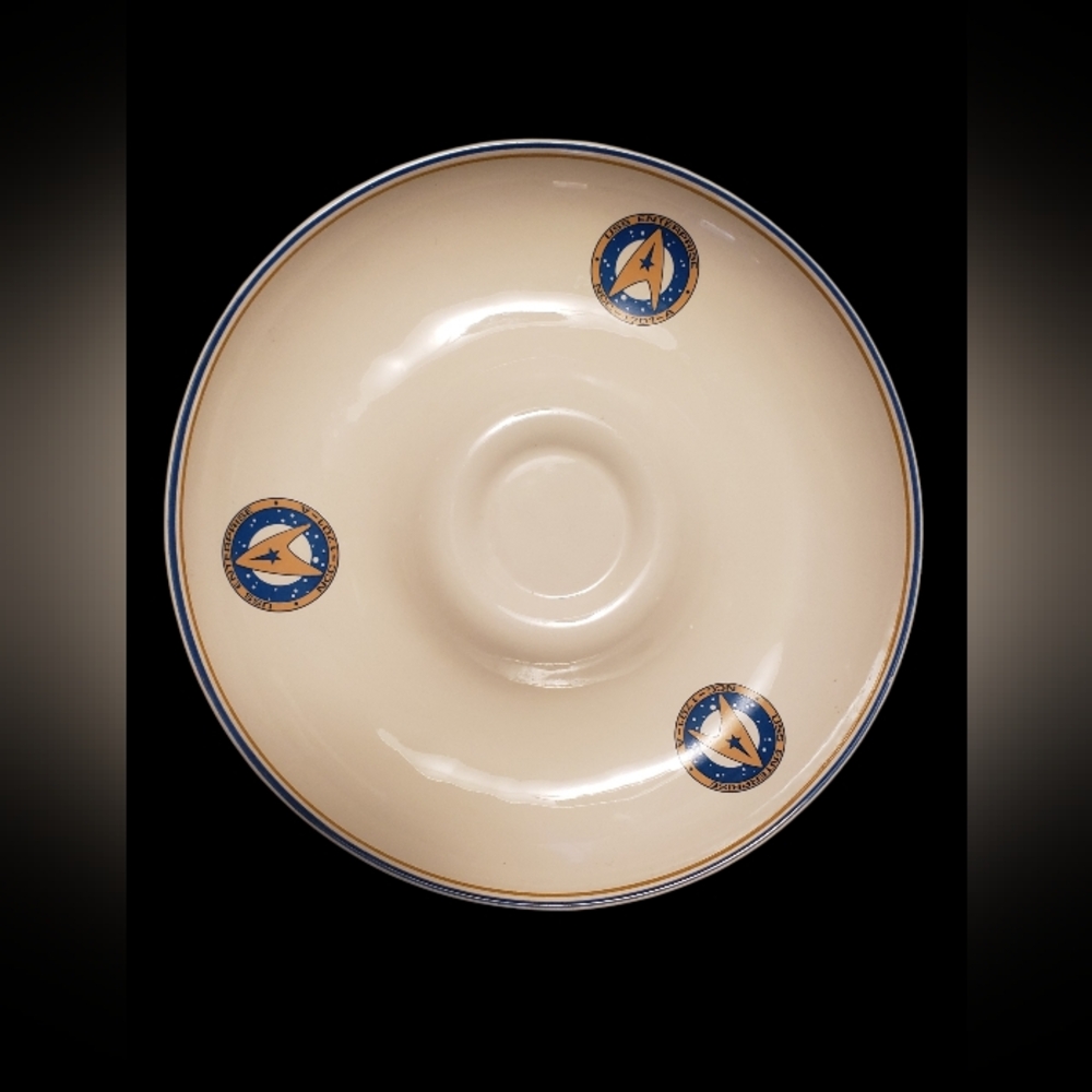 Star Trek 1993 Pfaltzgraff China Chip Platter Bowl
